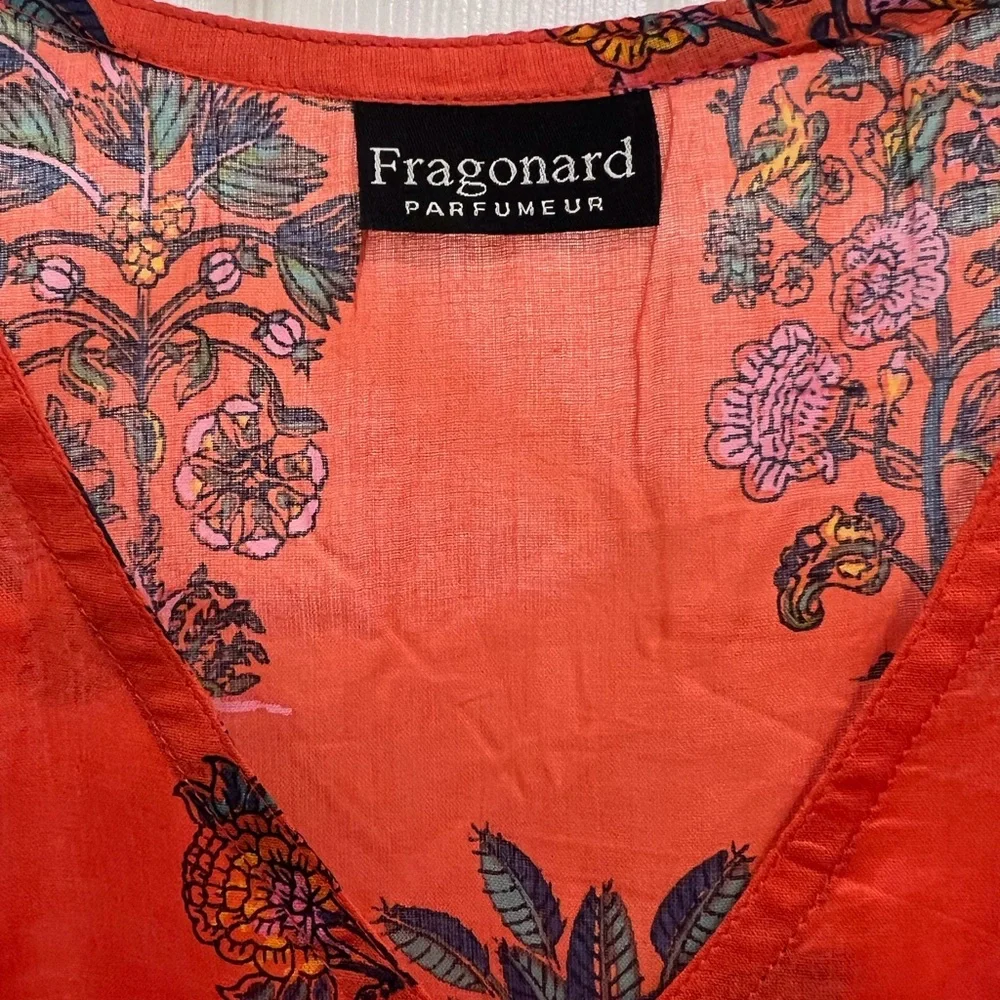 Authentic Fragonard Beach Wear Cover Summer Tunic - New! - Picture 8 of 13